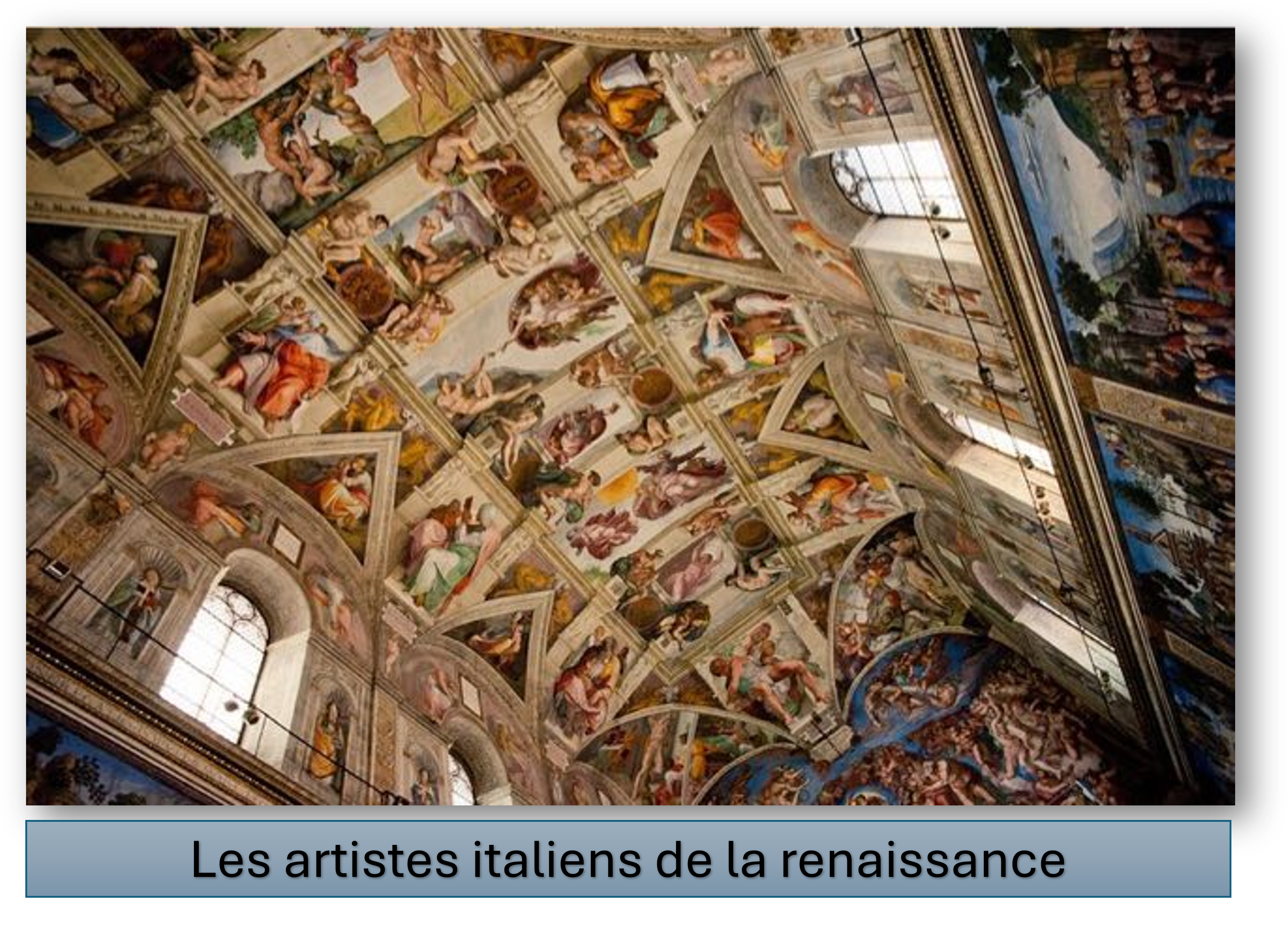 les artistes italiens de la renaissance